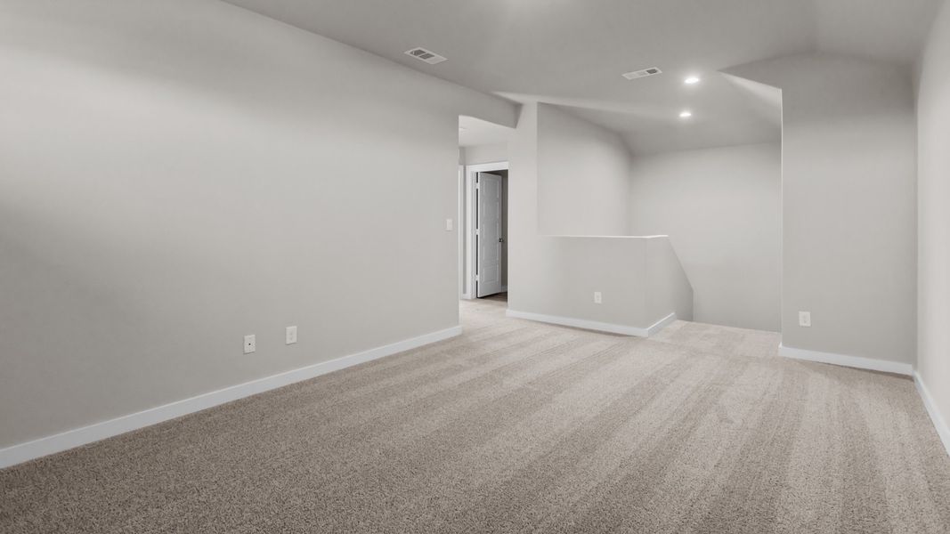 Representative unfurnished interior of a home built from the NAPLES by D.R. Horton in Homestead at Parks Bell Ranch, Odessa (Image 17).