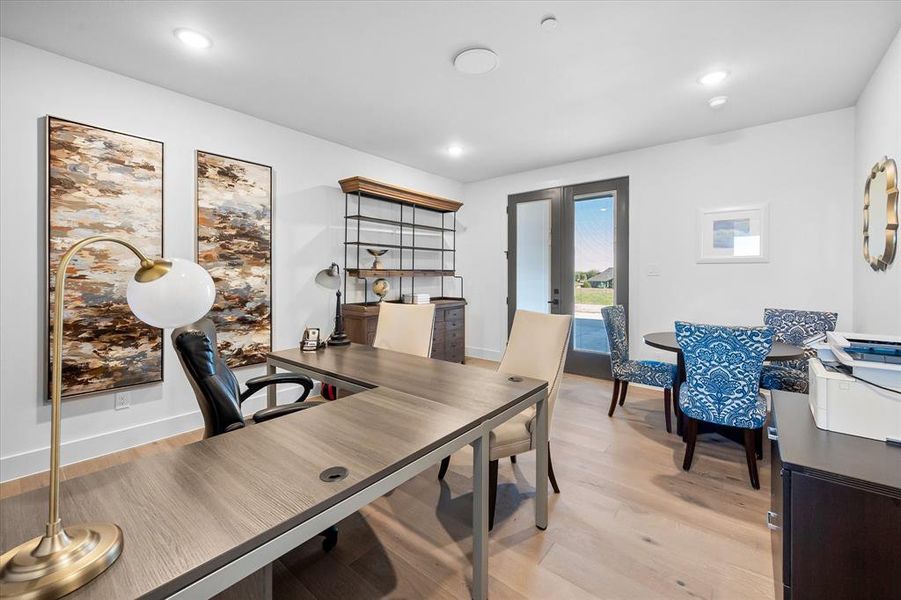 Furnished interior view inside a new home in The Highlands, Northlake (Image 20).