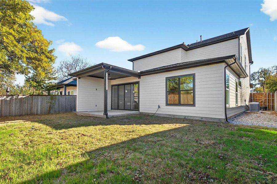 Exterior details and patio area of a home in , Dallas (Image 27). Exterior details and patio area of a home in , Dallas (Image 27).