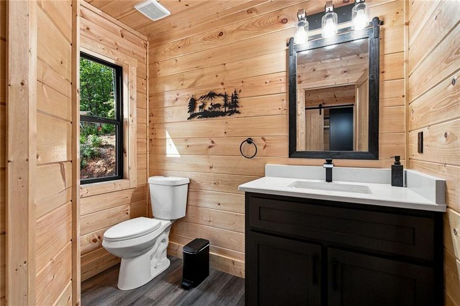 Furnished interior view inside a new home in , Ellijay (Image 16).