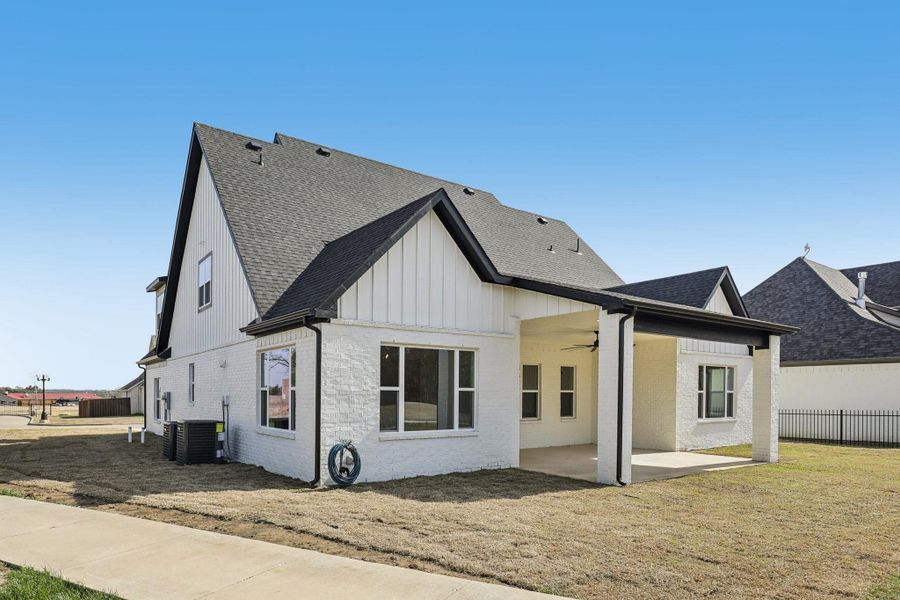 Exterior details and patio area of a home in , Pottsboro (Image 25).
