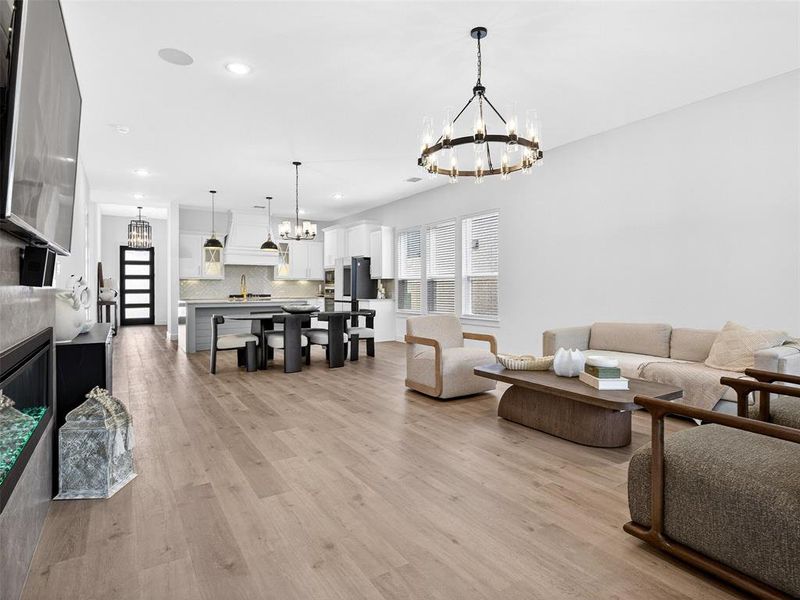 Furnished interior view inside a new home in , McKinney (Image 11).