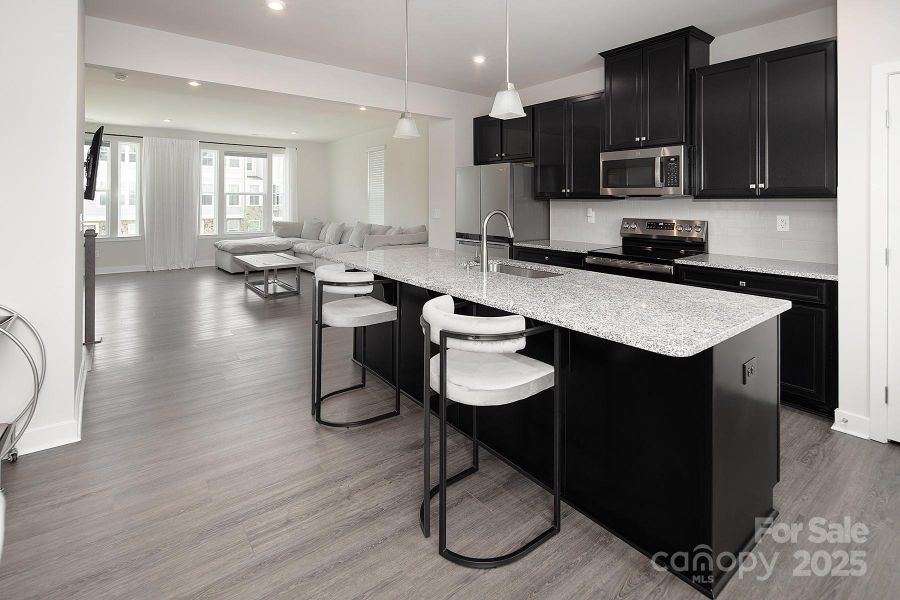 Furnished interior view inside a new home in , Huntersville (Image 6).