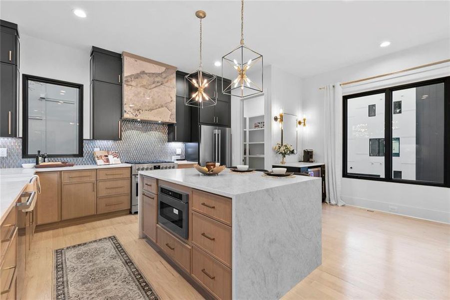 Furnished interior view inside a new home in , Atlanta (Image 10).