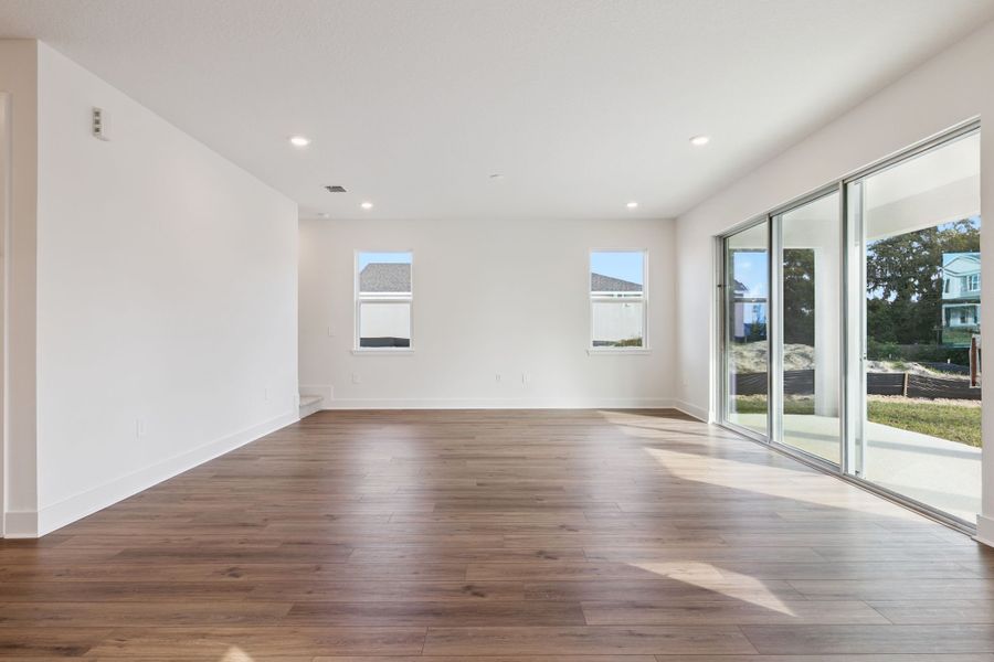 Representative unfurnished interior of a home built from the Clementine by Hartizen Homes in Eden Crest, Apopka (Image 17).
