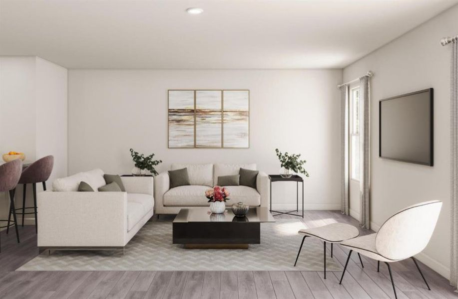 Furnished interior view inside a new home in Tolar Oaks, Tolar (Image 4).