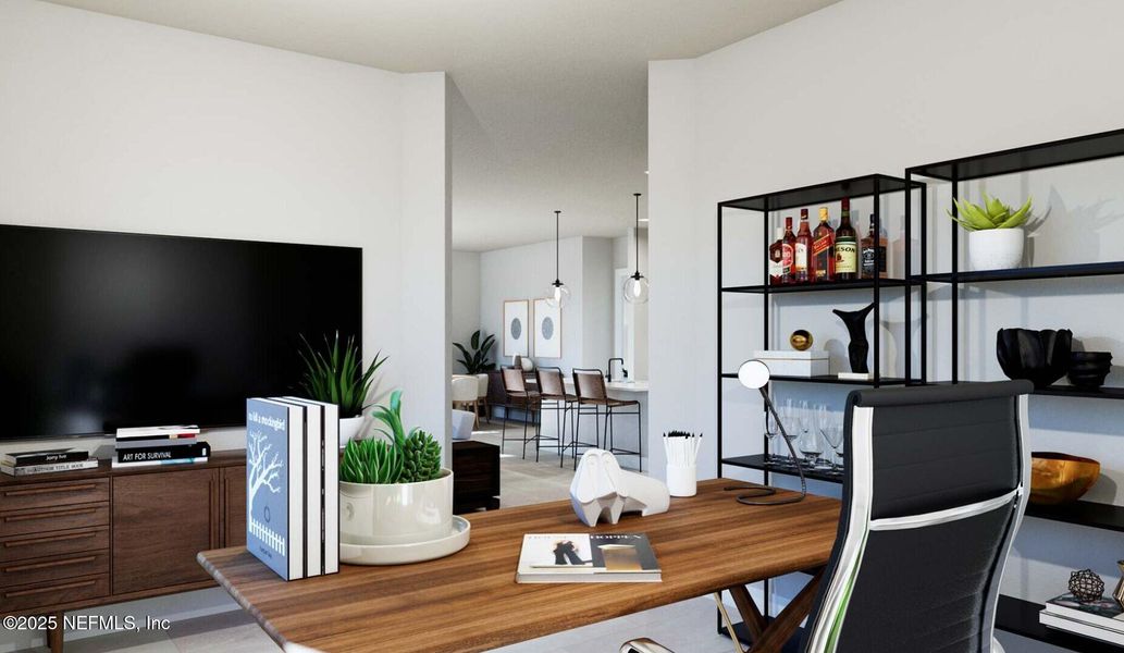 Furnished interior view inside a new home in , St. Augustine (Image 3).
