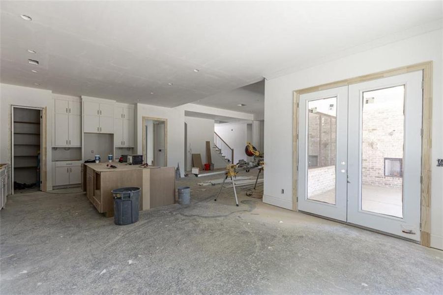 In-progress construction of a new home in , Buford, GA (Image 19).