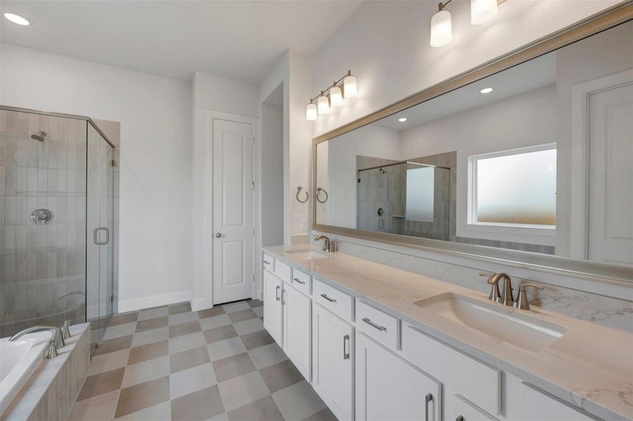Furnished interior view inside a new home in Brookewater - Ascent Collection, Rosenberg (Image 8).