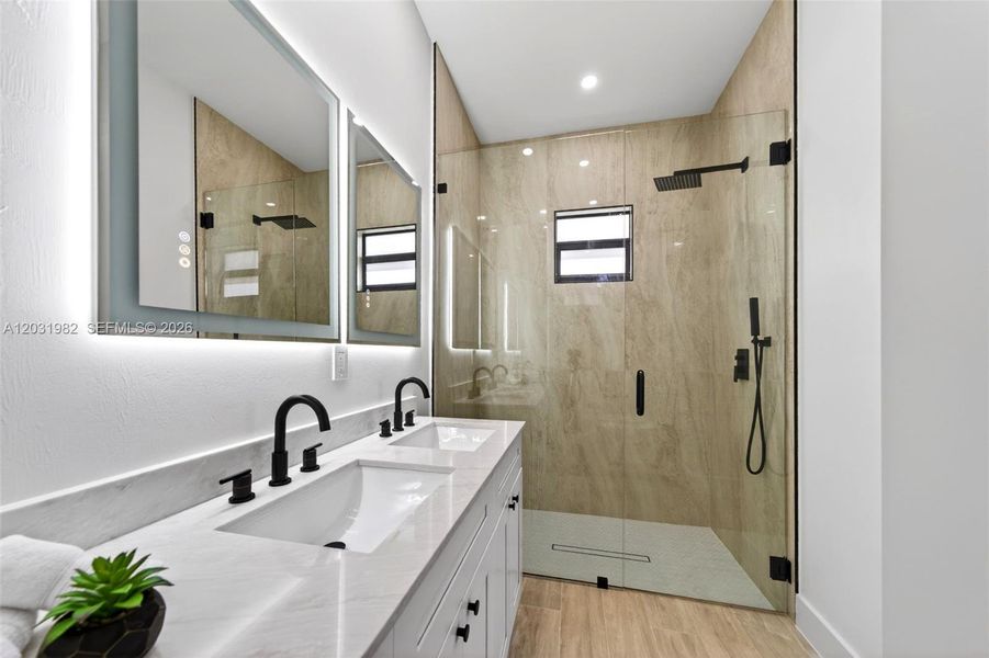 Furnished interior view inside a new home in , Naples (Image 10).