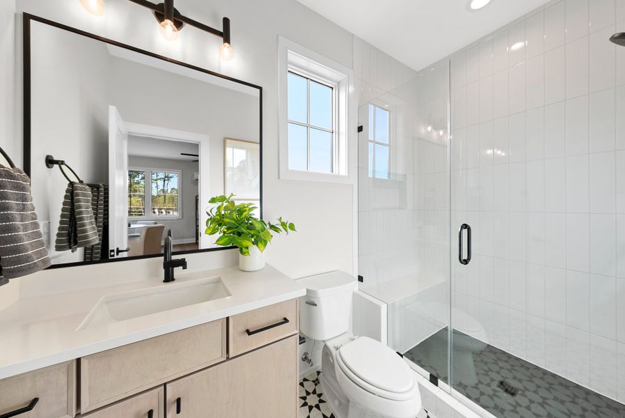 Representative furnished interior of a home built from the Eloise by Homes by Dickerson in The Founding at Blue Ridge, Raleigh (Image 27).