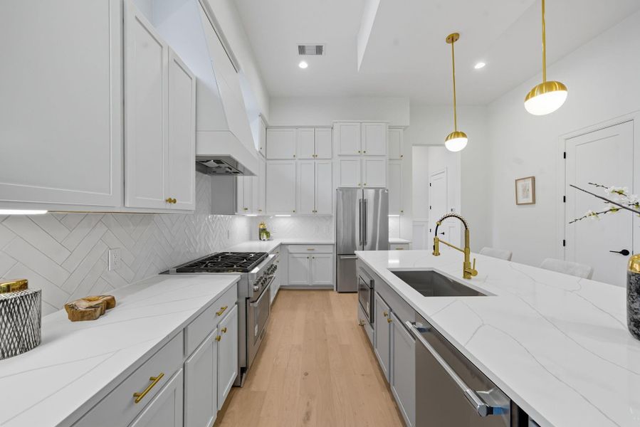 Furnished interior view inside a new home in , Houston (Image 26).