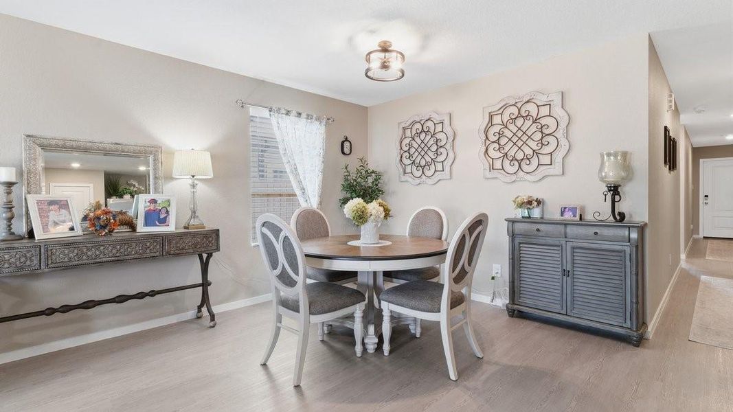 Furnished interior view inside a new home in Trails at Cochran Ranch, Waller (Image 7).