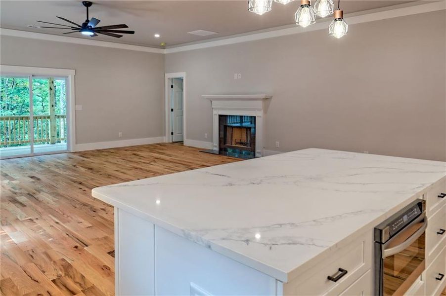 Furnished interior view inside a new home in , Clayton (Image 69).