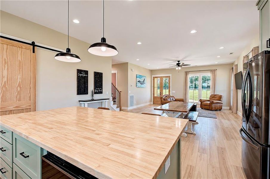 Furnished interior view inside a new home in , Calhoun (Image 9).