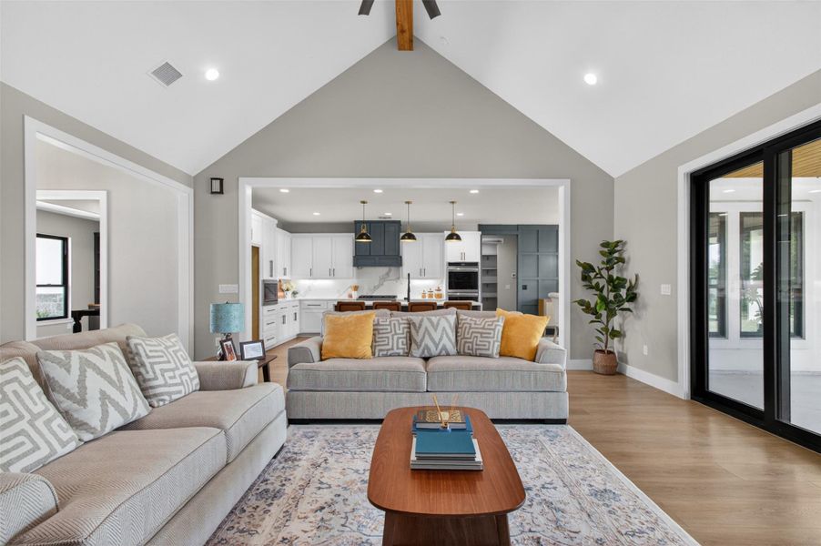 Furnished interior view inside a new home in , Kingsland (Image 6).