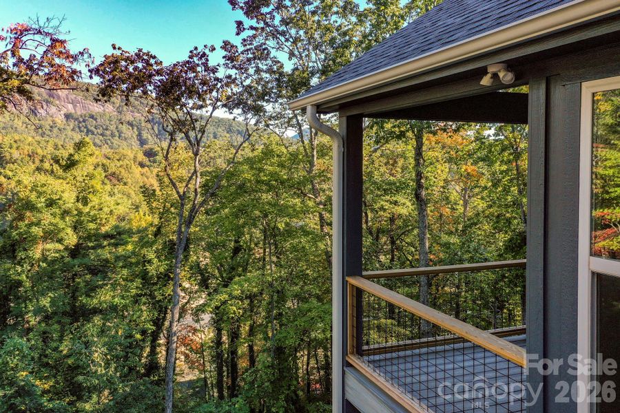 Exterior details and patio area of a home in , Lake Lure (Image 4).