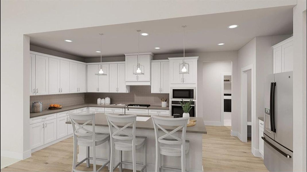 Furnished interior view inside a new home in Discovery Collection at Union Park, Little Elm (Image 6). Furnished interior view inside a new home in Discovery Collection at Union Park, Little Elm (Image 6).