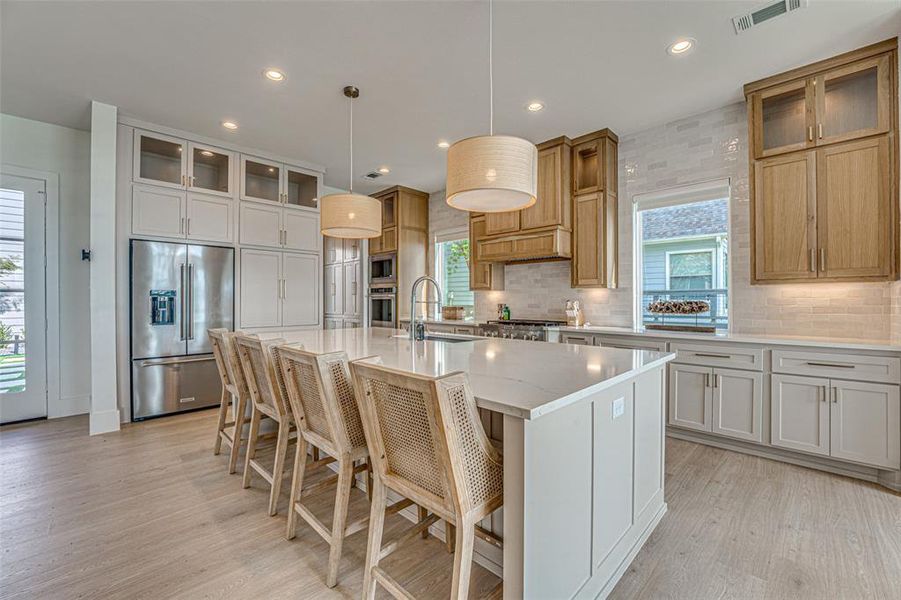 Furnished interior view inside a new home in , Eustace (Image 10).