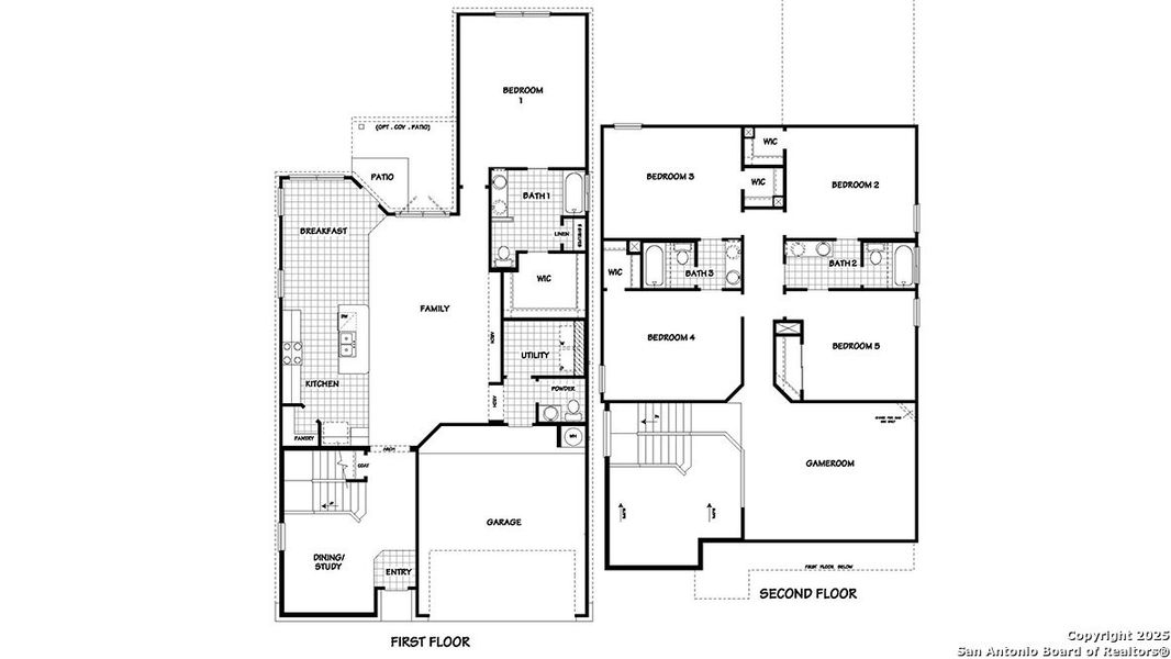 2D floor plan layout of this home in Brookstone Creek, San Antonio, TX (Image 2). 2D floor plan layout of this home in Brookstone Creek, San Antonio, TX (Image 2).