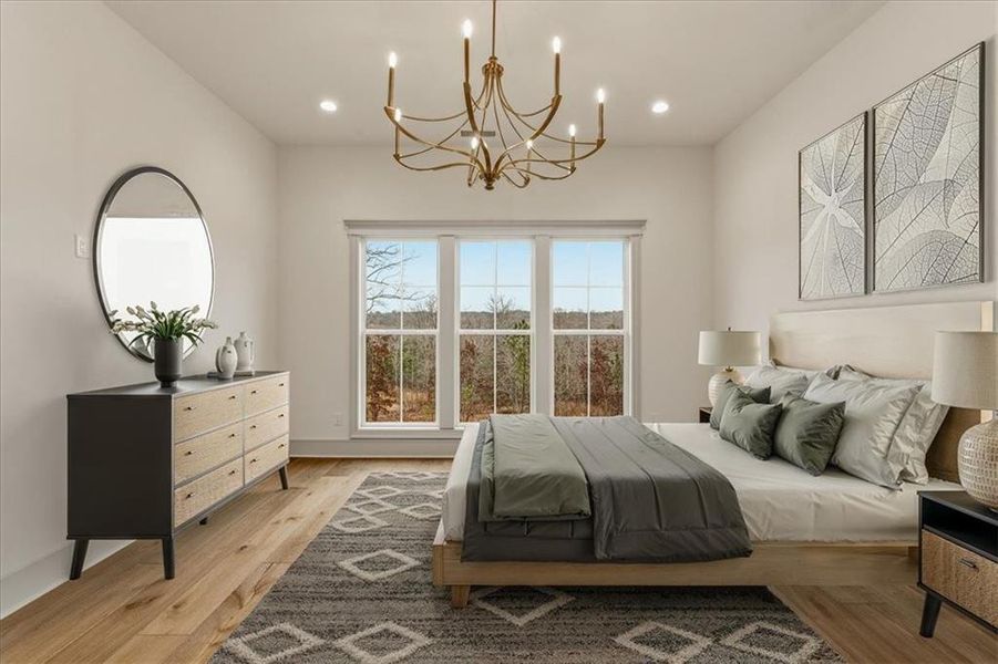 Furnished interior view inside a new home in , Taylorsville (Image 10).