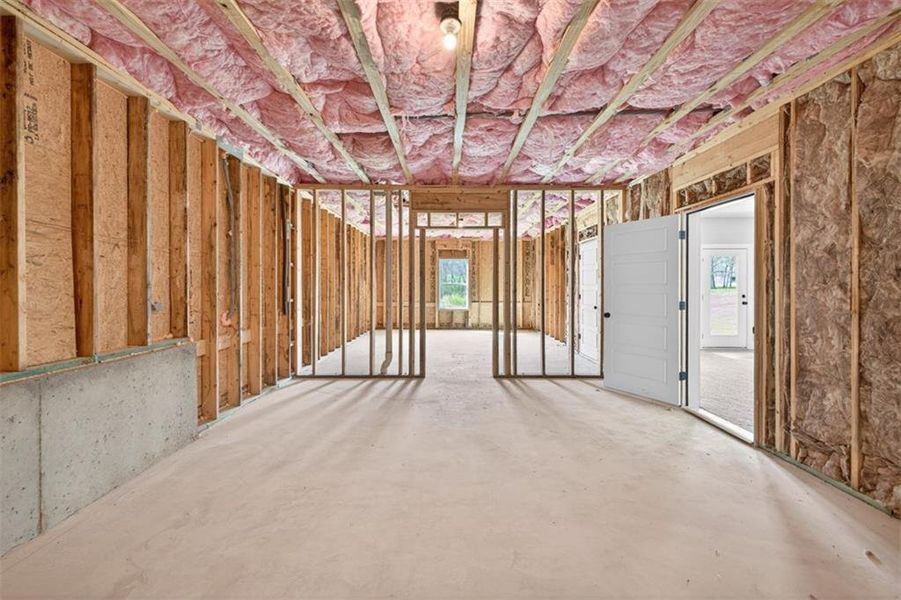 In-progress construction of a new home in , Bethlehem, GA (Image 40).