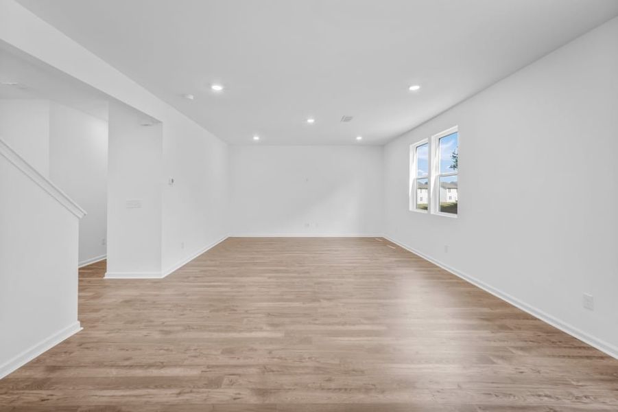 Representative unfurnished interior of a home built from the Prescott by Taylor Morrison in Heritage River, Euharlee (Image 9).
