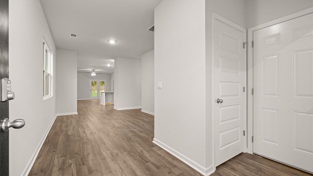 Representative unfurnished interior of a home built from the Allex by D.R. Horton in Captain's Corner, Grovetown (Image 14).