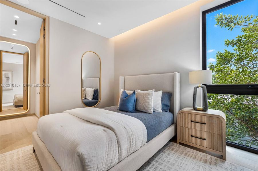 Furnished interior view inside a new home in , Miami Beach (Image 42).