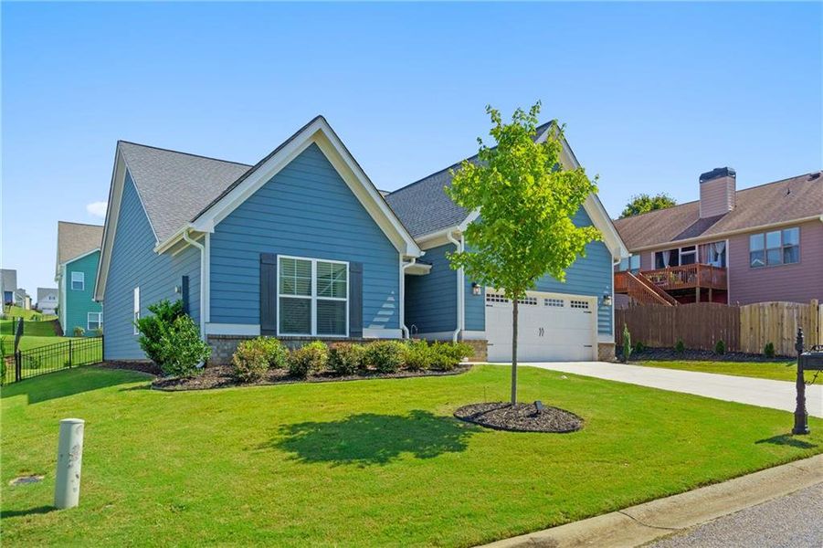 Front exterior of a new home in , Jefferson, GA, highlighting curb appeal (Image 20).