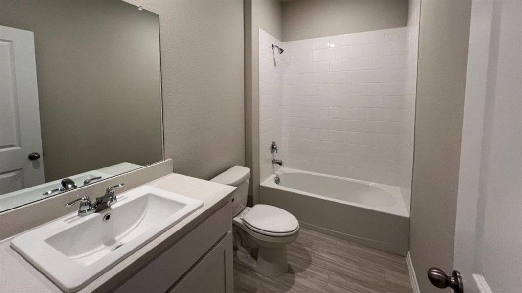 Furnished interior view inside a new home in Rosewood at Beltmill, Fort Worth (Image 8). Furnished interior view inside a new home in Rosewood at Beltmill, Fort Worth (Image 8).