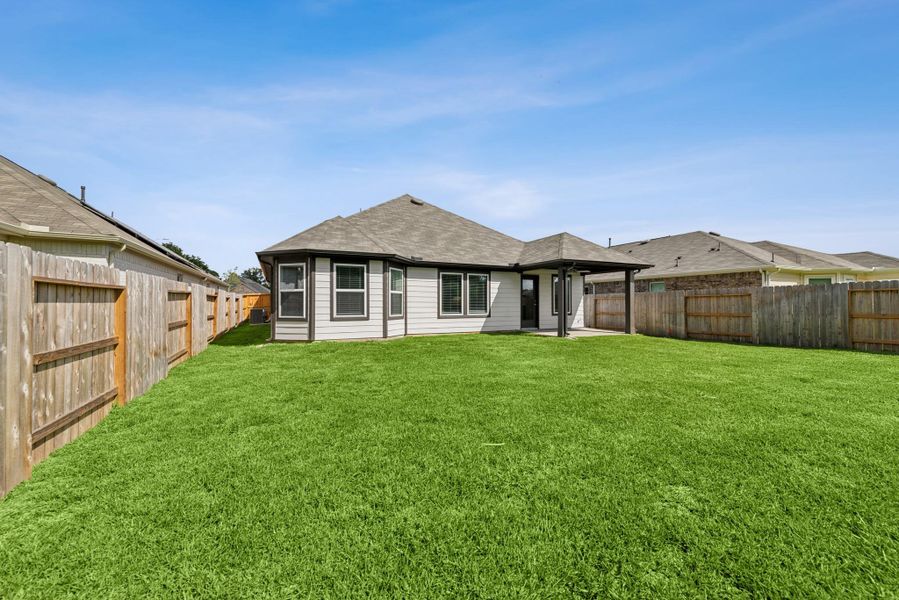 Exterior details and patio area of a home in Summerview, Fulshear (Image 1). Exterior details and patio area of a home in Summerview, Fulshear (Image 1).