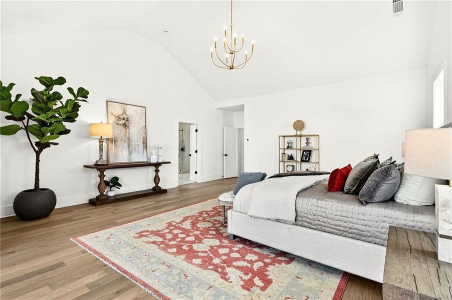 Furnished interior view inside a new home in , Brookhaven (Image 47).
