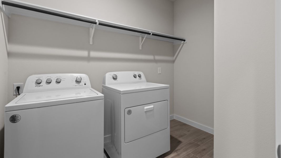 Representative furnished interior of a home built from the BLANCO by D.R. Horton in Northwest Passage, Midland (Image 10). Representative furnished interior of a home built from the BLANCO by D.R. Horton in Northwest Passage, Midland (Image 10).