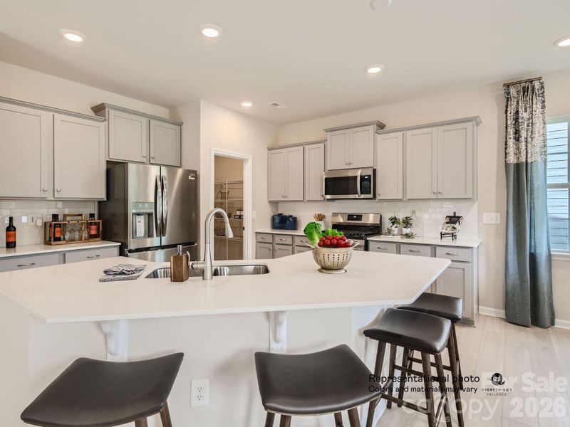 Furnished interior view inside a new home in Redhawk, Belmont (Image 7).
