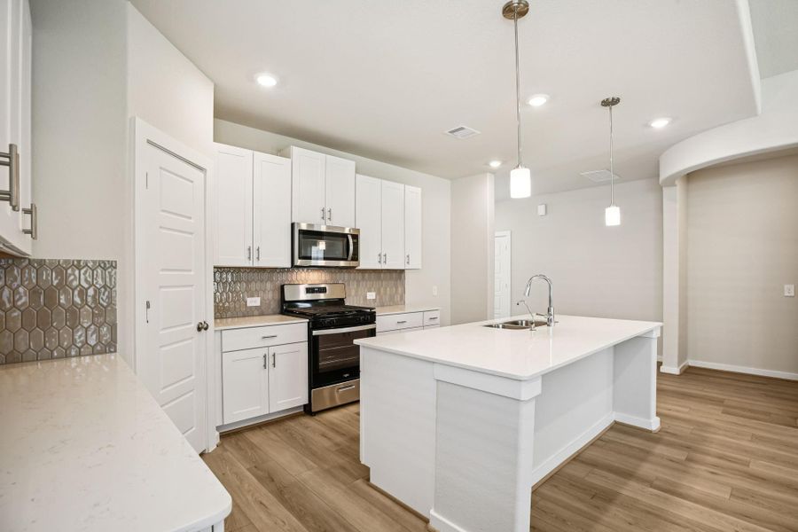 Photo is not of the actual home, but is an inspirational photo of builder’s model home and may depict options, furnishings, and/or decorator features that are not included.