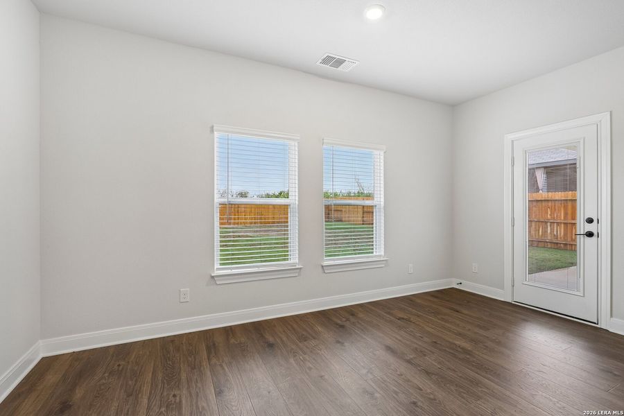 Spacious, unfurnished interior of a new home in Hightop Ridge, Converse (Image 44).