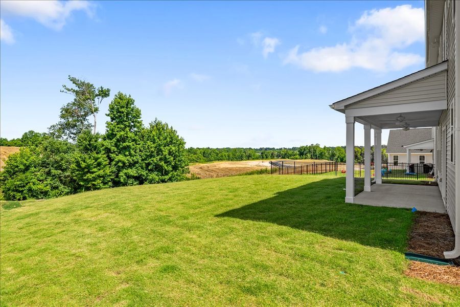 Exterior details and patio area of a home in Fieldstone, Lexington (Image 4).