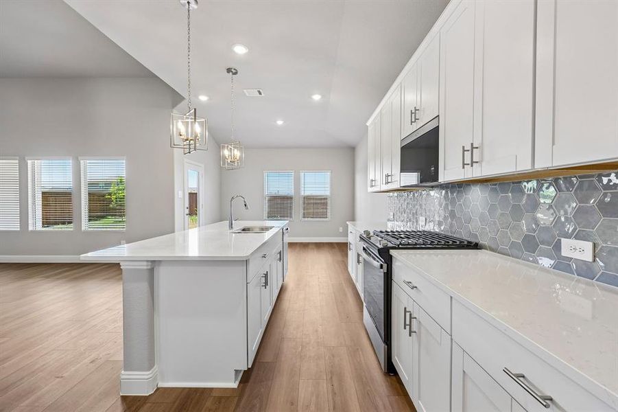 Furnished interior view inside a new home in Lakehaven - Premier Series, Farmersville (Image 18).