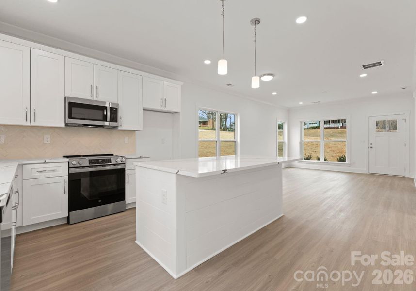 Furnished interior view inside a new home in , Shelby (Image 4). Furnished interior view inside a new home in , Shelby (Image 4).