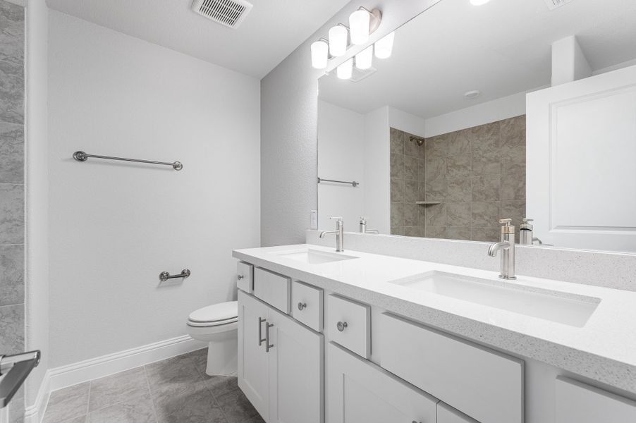 Representative furnished interior of a home built from the Cello by Taylor Morrison in South Oak 40s, Oak Point (Image 7). Representative furnished interior of a home built from the Cello by Taylor Morrison in South Oak 40s, Oak Point (Image 7).