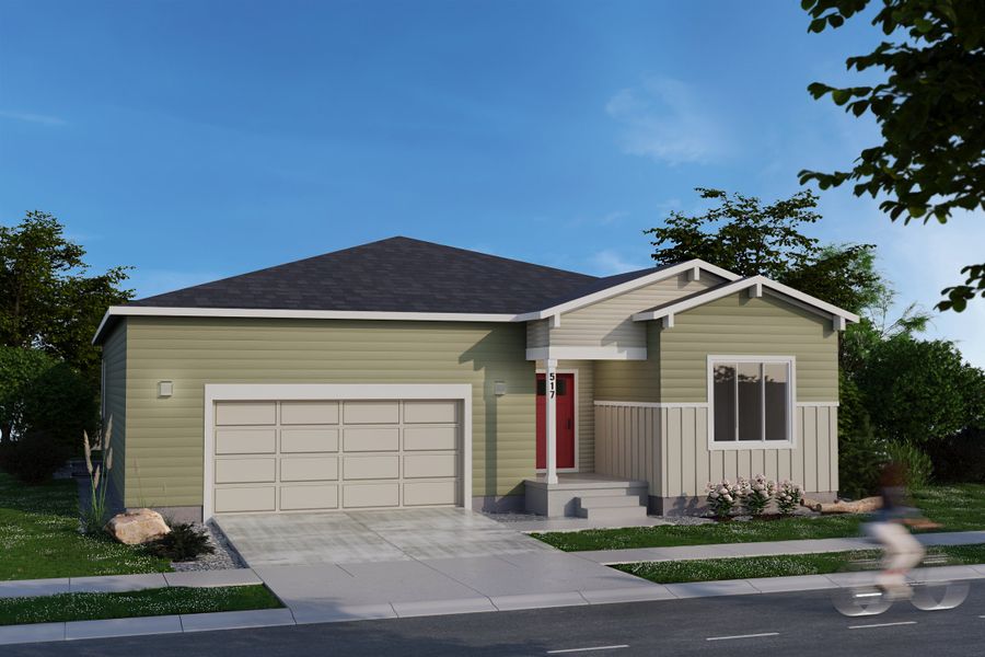 Representative exterior photo of a completed home built from the Morrison by Hartford Homes in Trailside, Timnath, CO (Image 26).