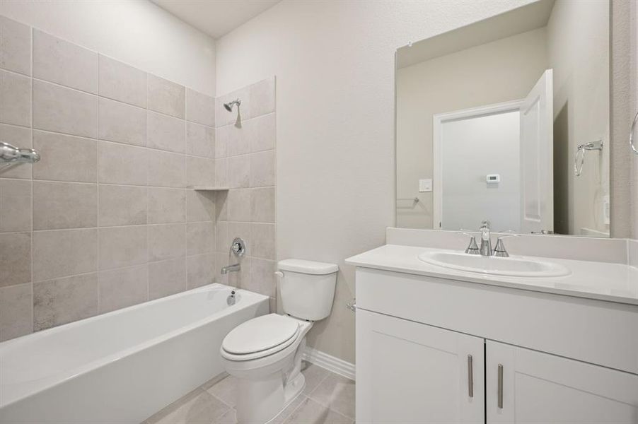 Photo is not of the actual home, but is an inspirational photo of builder’s model home and may depict options, furnishings, and/or decorator features that are not included.