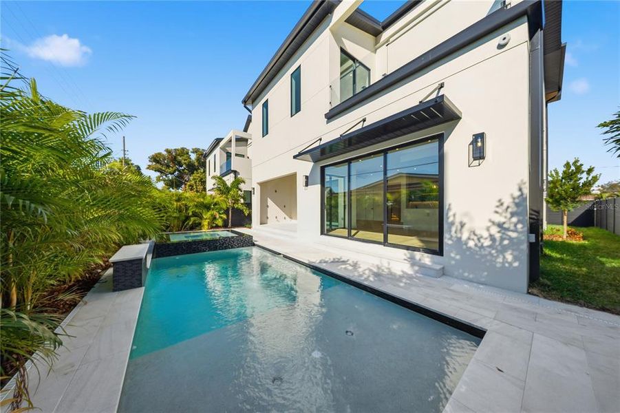 Exterior details and patio area of a home in , Tampa (Image 32).