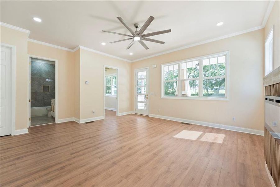 Spacious, unfurnished interior of a new home in , Atlanta (Image 17). Spacious, unfurnished interior of a new home in , Atlanta (Image 17).