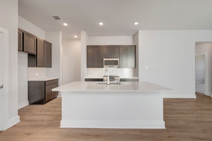 Furnished interior view inside a new home in The Meadows, Denton (Image 7).