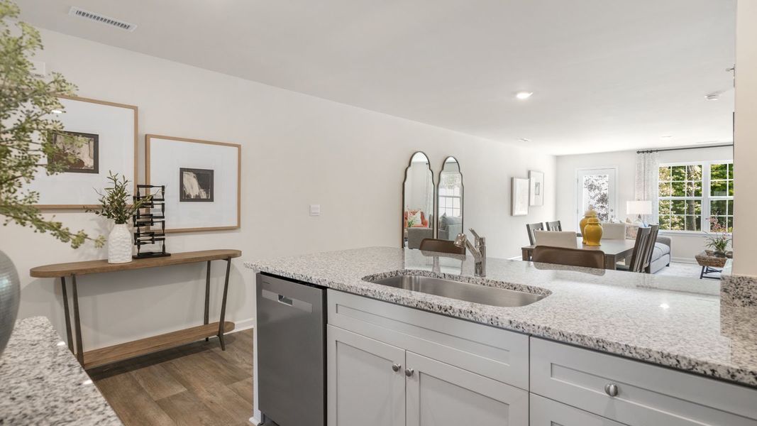 Furnished interior view inside a new home in Thornton Townes, Raleigh (Image 11).