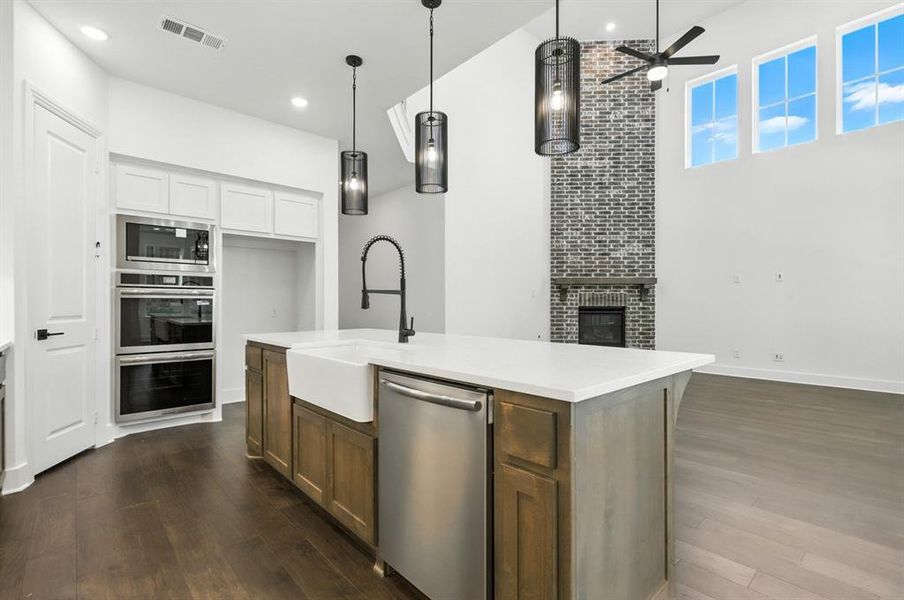 Furnished interior view inside a new home in Walsh: Artisan Series - 50' lots, Aledo (Image 5).