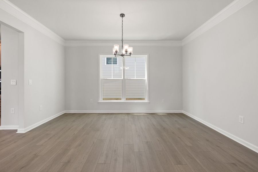 Spacious, unfurnished interior of a new home in Saunders Farm, Willow Spring (Image 21). Spacious, unfurnished interior of a new home in Saunders Farm, Willow Spring (Image 21).