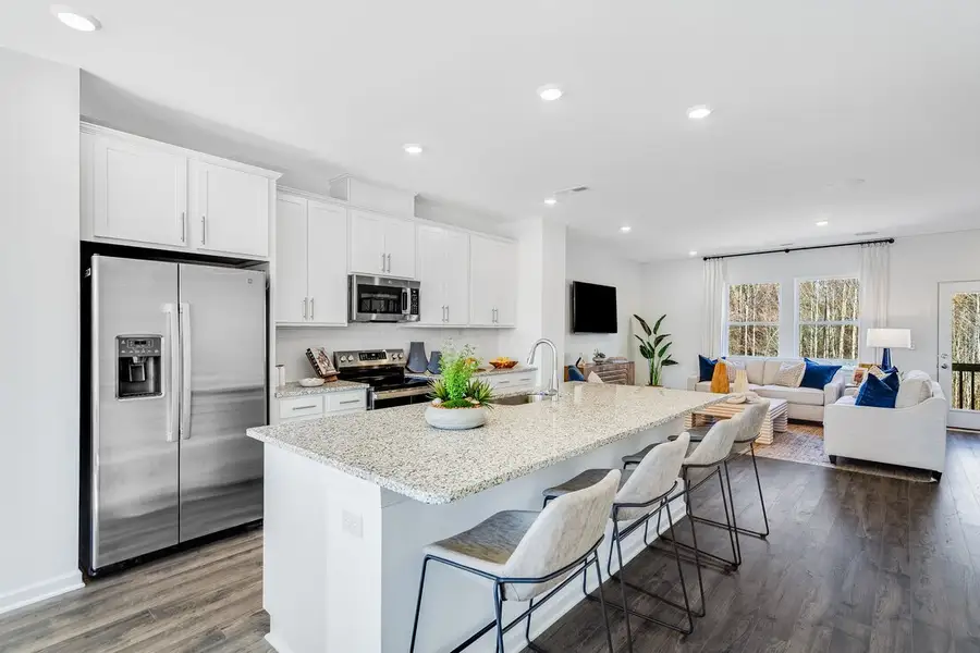 Furnished interior view inside a new home in Silverstone, Knightdale (Image 3).